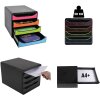 Exacompta cajonera Big Box 4 cajones abiertos Iderama azul royal