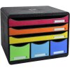 Iderama 306798D STOREBOX cajonera 6 cajones abiertos arco iris