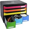 Iderama 306798D STOREBOX cajonera 6 cajones abiertos arco iris