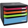 Iderama 315798D Cajonera Big Box Plus formato apaisado 5 cajones abiertos