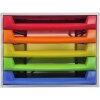 221098D Cajonera THE BOX 5 cajones abiertos Linicolor arco iris