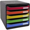 Iderama 3097298D Cajonera Big Box Plus 5 cajones Arlequín brillo