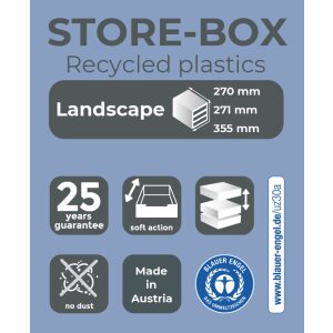 Exacompta 3087213D Cajonera Big Box Plus Horizon formato apaisado 5 cajones