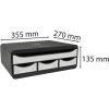 TOOLBOX 3197213D Módulo de almacenaje 4 cajones Blanco Brillante