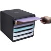 Durable 3094296D Cajonera Big Box Plus 5 compartimentos acuarelas
