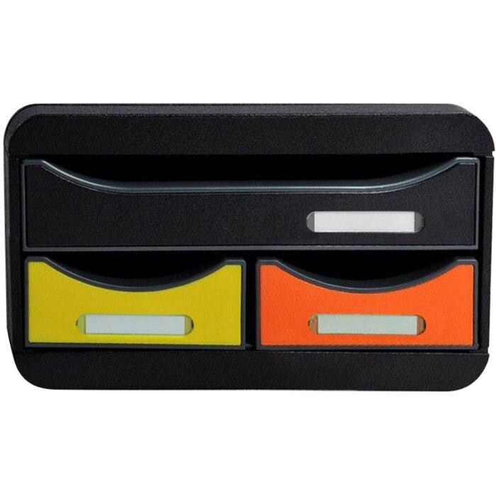 Iderama 311798D CAJA PEQUEÑA con 3 cajones colores arco iris