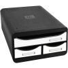 Exacompta 3117213D SMALL-BOX con 3 cajones Blanco Brillante