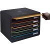 Exacompta 308914D Cajonera Big Box Plus Horizon formato apaisado 5 cajones