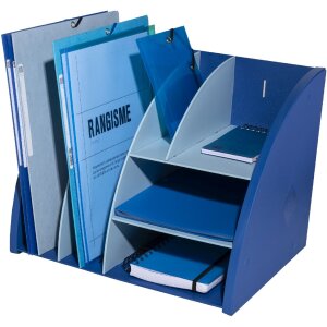 Exacompta 394202D Organizador de sobremesa Bee Azul Marino Azul claro