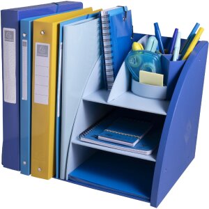 Exacompta 394202D Organizador de sobremesa Bee Azul Marino Azul claro