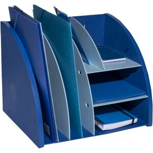 Exacompta 394202D Organizador de sobremesa Bee Azul Marino Azul claro