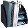Exacompta 394505D Organizador de sobremesa Neo Deco negro azul-verde