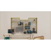 Exacompta 394505D Organizador de sobremesa Neo Deco negro azul-verde