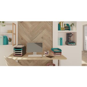 Exacompta 394606D Organizador de sobremesa Skandi Pacific Blue Nude