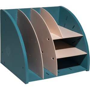 Exacompta 394606D Organizador de sobremesa Skandi Pacific Blue Nude