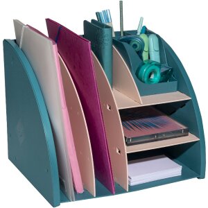 Exacompta 394606D Organizador de sobremesa Skandi Pacific Blue Nude