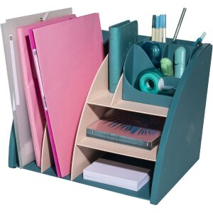 Exacompta 394606D Organizador de sobremesa Skandi Pacific Blue Nude