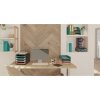 Exacompta 394606D Organizador de sobremesa Skandi Pacific Blue Nude