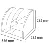 Exacompta 394606D Organizador de sobremesa Skandi Pacific Blue Nude