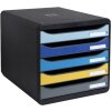 Exacompta 3094202D Cajonera Big Box Plus 5 cajones Bee Azul