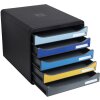 Exacompta 3094202D Cajonera Big Box Plus 5 cajones Bee Azul