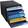 Exacompta 3094202D Cajonera Big Box Plus 5 cajones Bee Azul