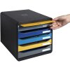 Exacompta 3094202D Cajonera Big Box Plus 5 cajones Bee Azul