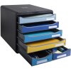 Exacompta 3124202D Cajonera BIG BOX MAXI 6 cajones Abeja Azul