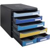 Exacompta 3124202D Cajonera BIG BOX MAXI 6 cajones Abeja Azul