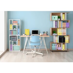 Exacompta 314496D Cajonera Aquarel 4 compartimentos A4+ negro colores surtidos
