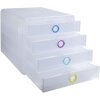 Exacompta Chromaline caja 4 cajones POP-BOX para documentos A4+