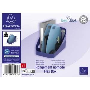 Exacompta 3500383D FLEX BOX Abeja Azul Marino Azul claro