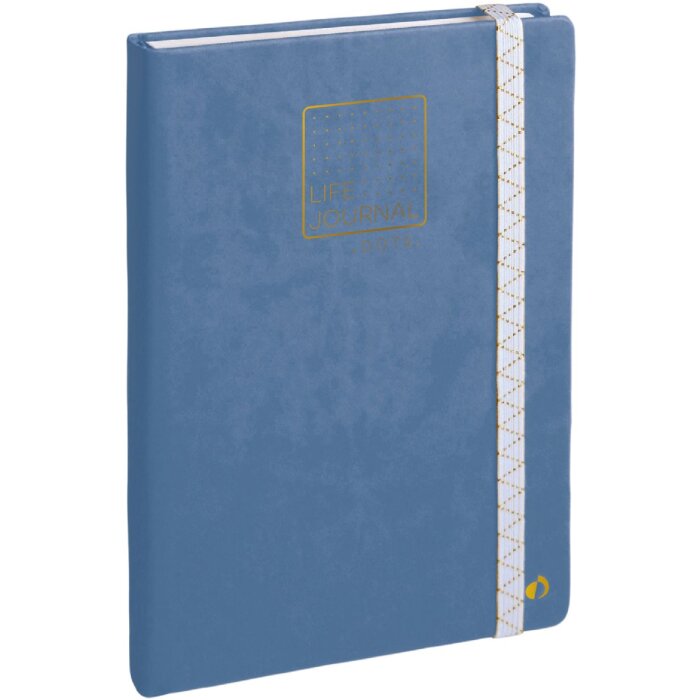 Cuaderno Quo Vadis Life Journal Dots Azul 15x21 cm Papel Clairefontaine
