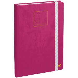 Quo Vadis Diario Bullet Lunares Rosa Claro 15x21cm