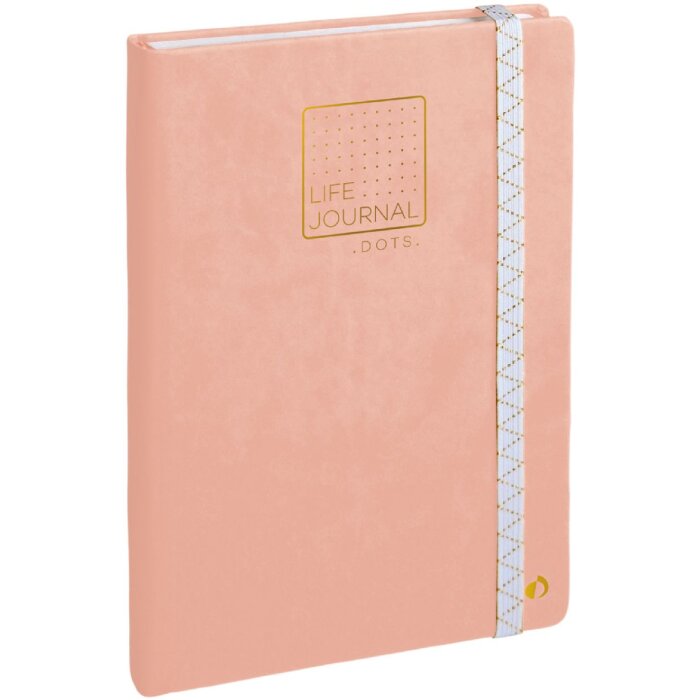 Quo Vadis Life Diario Bullet Dots Rosa claro 15x21cm
