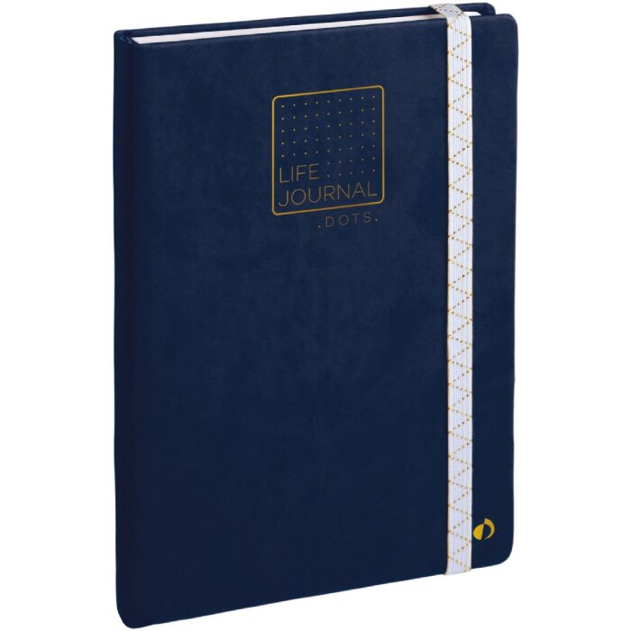Cuaderno Quo Vadis Bullet Journal Azul Life Journal Dots 15x21 cm
