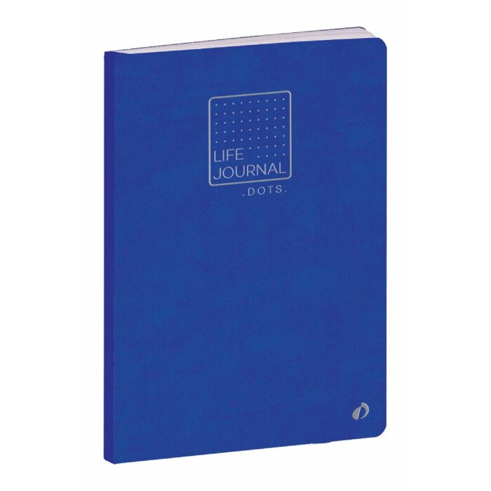 Quo Vadis Diario de vida Azul 15x21 cm Papel Clairefontaine Lunares