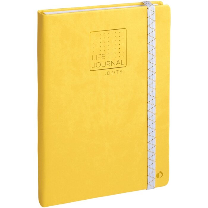 Cuaderno Quo Vadis Life Journal Dots Amarillo 15x21 cm Papel Clairefontaine