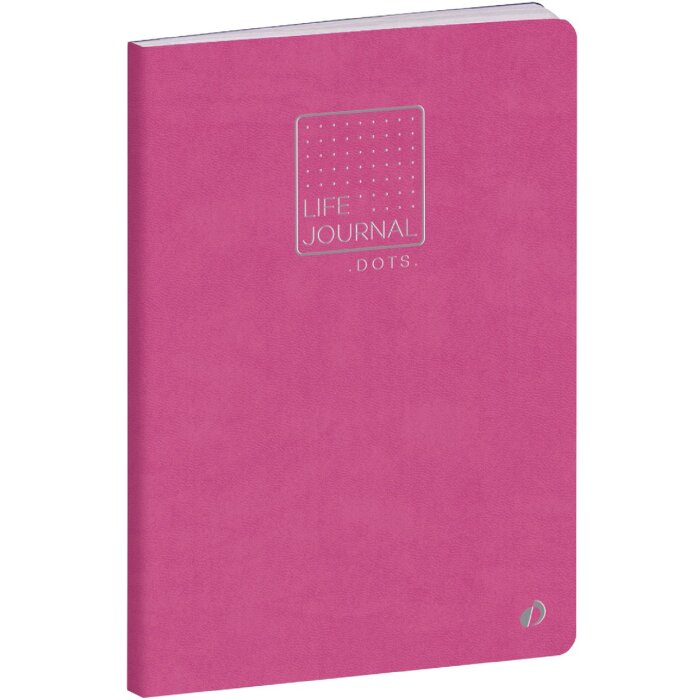 Cuaderno Quo Vadis Life Journal Dots Rosa 15x21 cm Papel Clairefontaine
