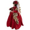 Clayre & Eef 50777 Decoración Ángel 50x30x65 cm Rojo Oro