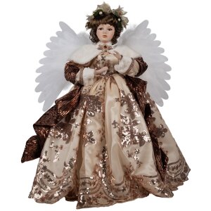 Clayre & Eef 50778 Ángel Decorativo Beige...