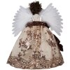 Clayre & Eef 50778 Ángel Decorativo Beige 50x30x65 cm Navidad Clásico