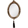Clayre & Eef 62S303 Espejo 16x2x23 cm Oro Vintage Retro Espejo de Pared