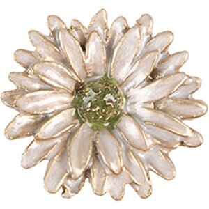 Clayre & Eef 65738 Picaporte Flor Oro Blanco Ø...