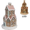 Clayre & Eef 6PR4308 Decoración casa con LED Ø 14x22 cm / 3xAAA