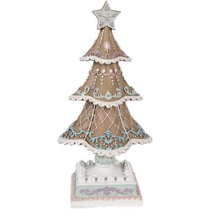 Clayre & Eef 6PR4320 Decoración Árbol de Navidad 12x12x25 cm