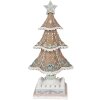 Clayre & Eef 6PR4320 Decoración Árbol de Navidad 12x12x25 cm