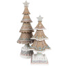 Clayre & Eef 6PR4320 Decoración Árbol de Navidad 12x12x25 cm
