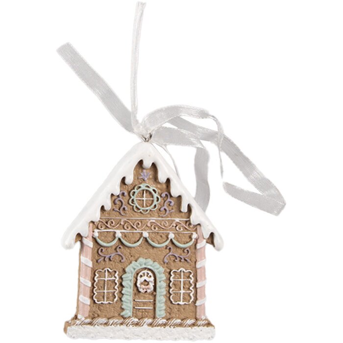 Clayre & Eef 6PR4322 Decoración Colgante Casa 6x1x8 cm