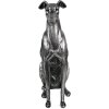 Clayre & Eef 6PR5068 Decoración Perro color Plata 20x10x30 cm